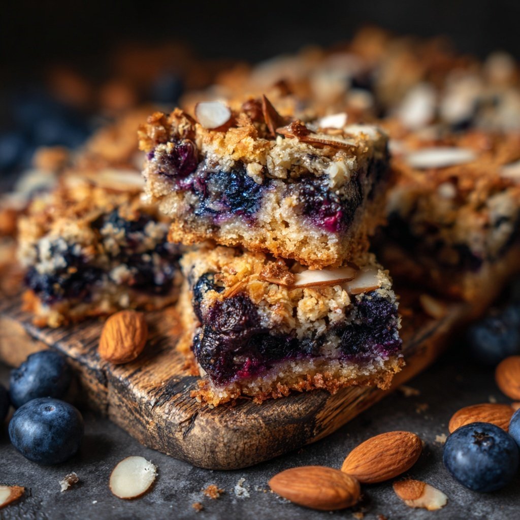Blueberry Almond Breakfast Bars