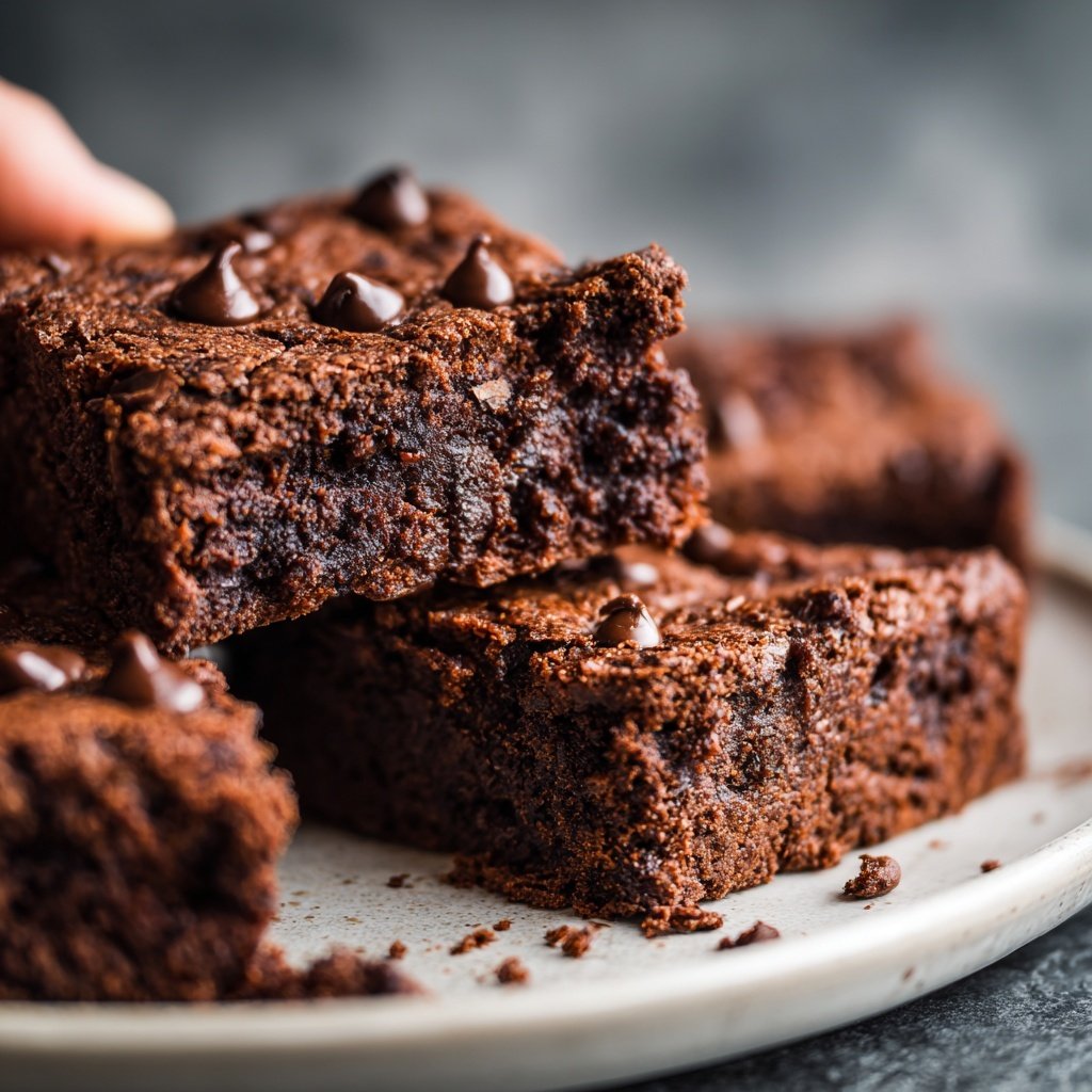 Cottage Cheese Brownies with Almond Flour