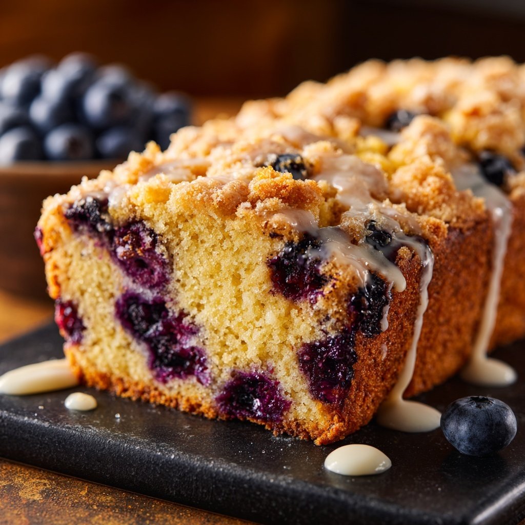Blueberry Lemon Breakfast Loaf