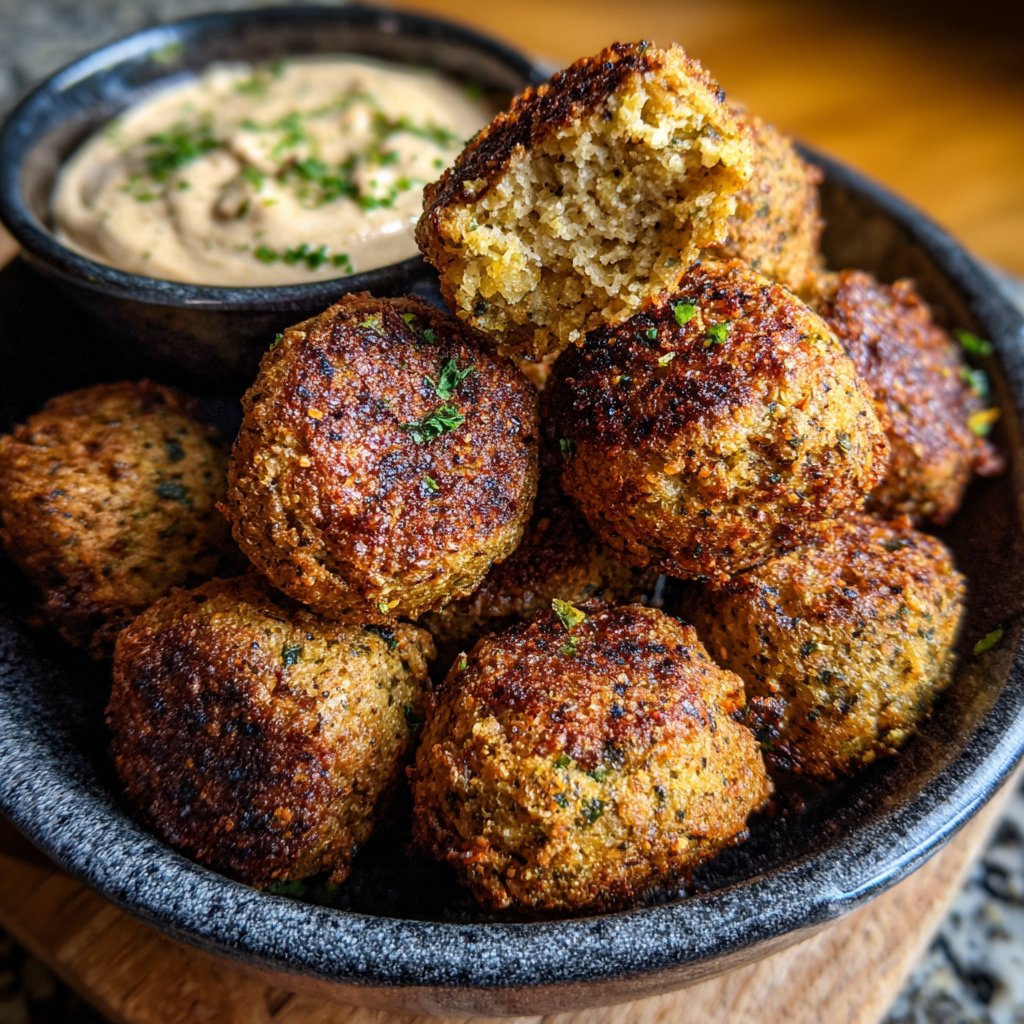 Super Bowl Crispy Falafel Nuggets