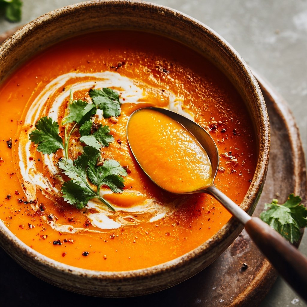 Creamy Carrot Ginger Soup