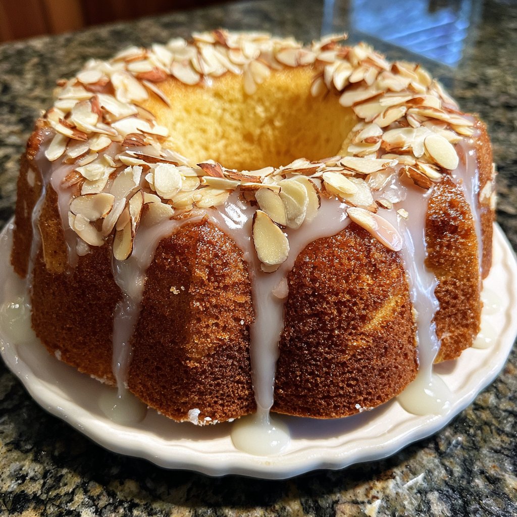 Vanilla Almond Yogurt Cake