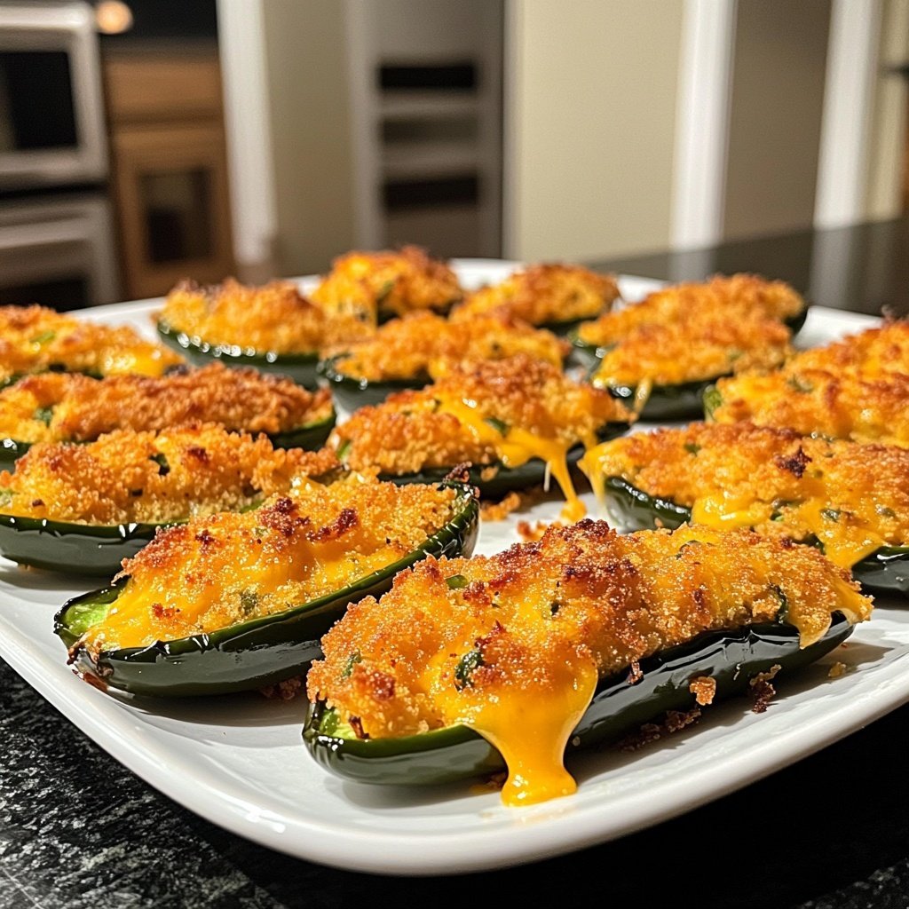 Jalapeno Poppers Baked Crispy