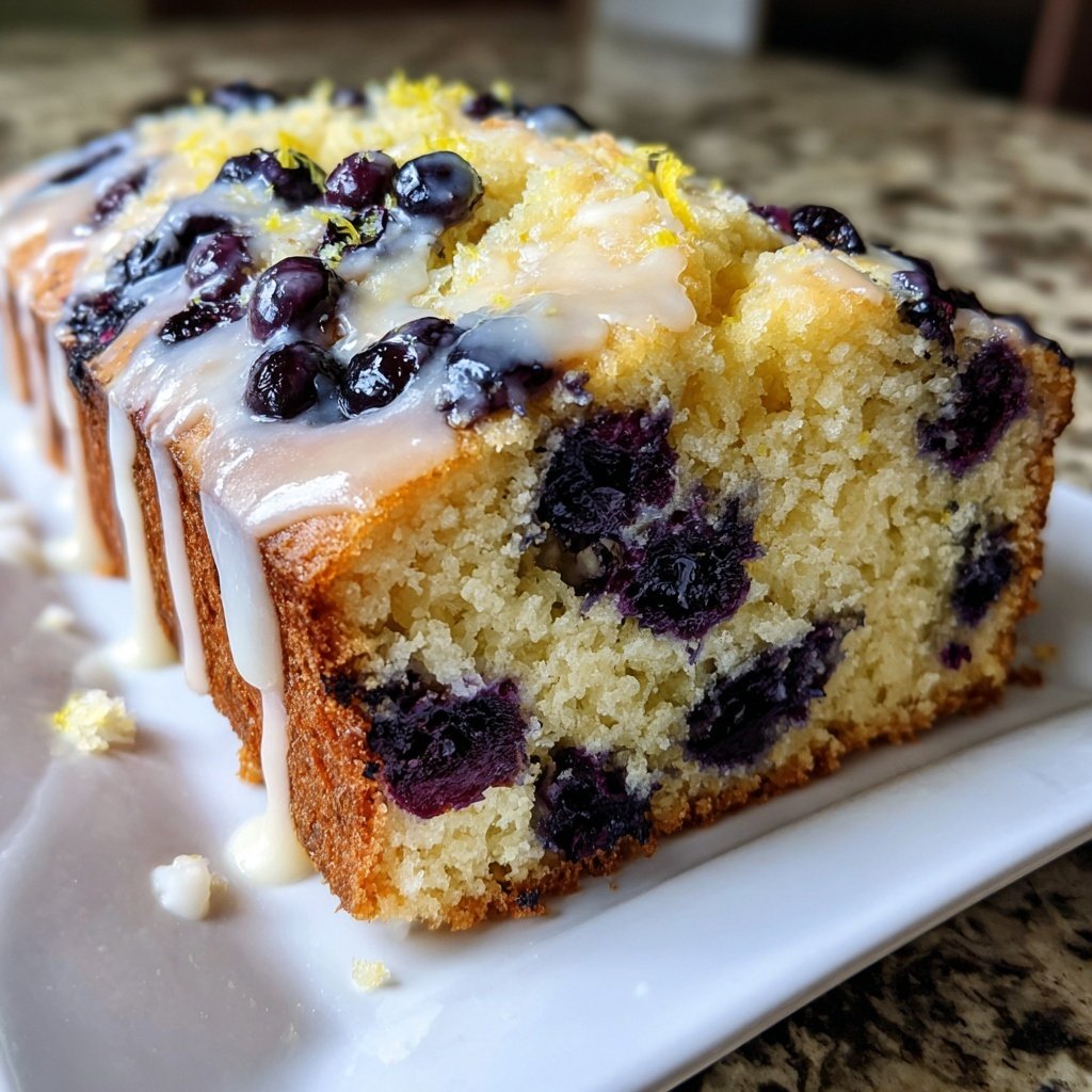 Baking & Desserts Lemon Blueberry Loaf Cake