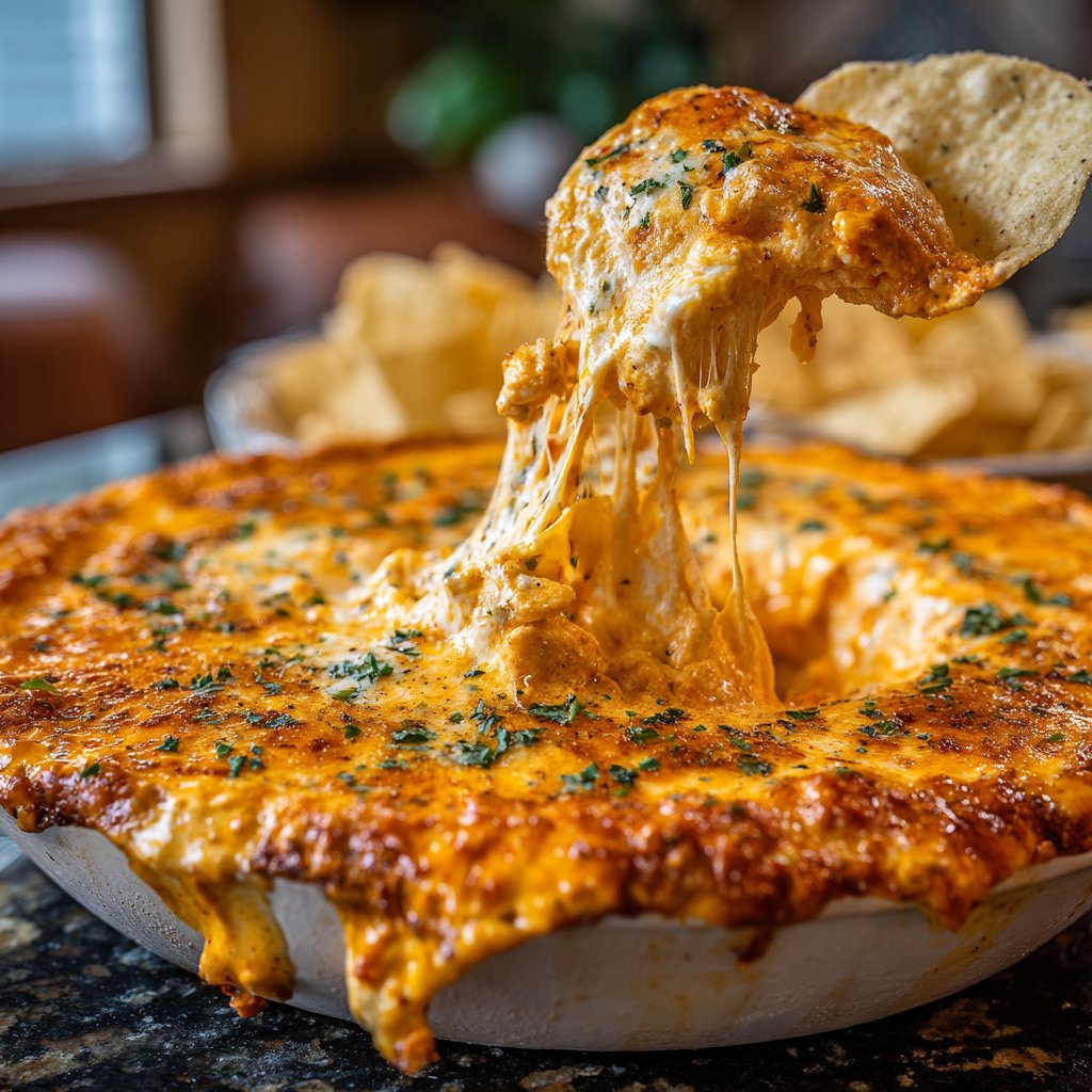 Buffalo Chicken Dip for Parties