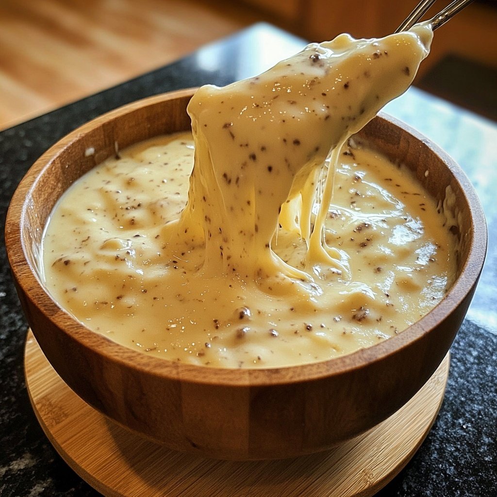 Fondue with Truffle Cheese