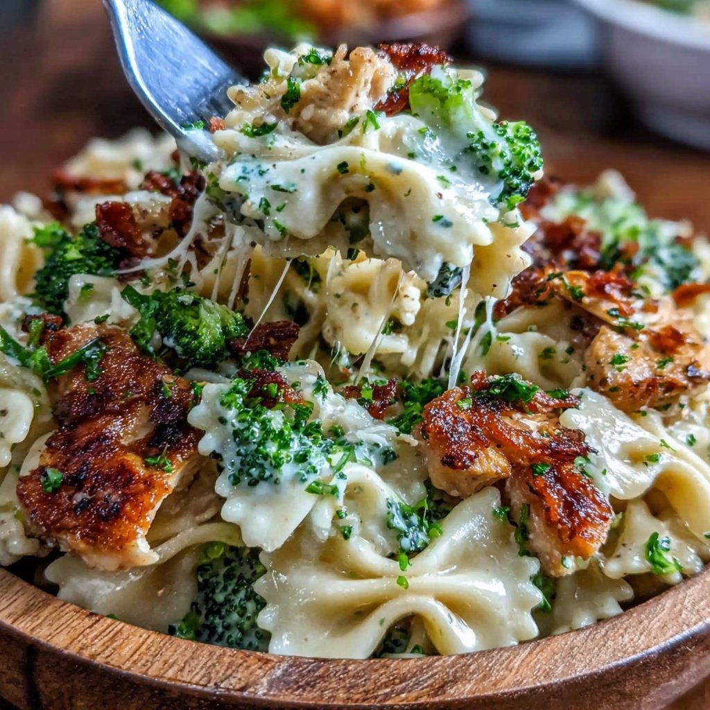 Bow Tie Pasta With Chicken And Broccoli