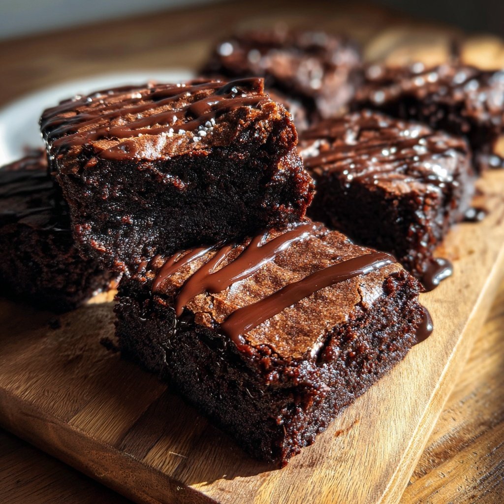 Chocolate Tahini Brownies