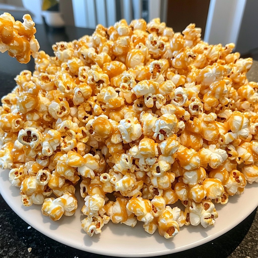 Quick Caramel Corn