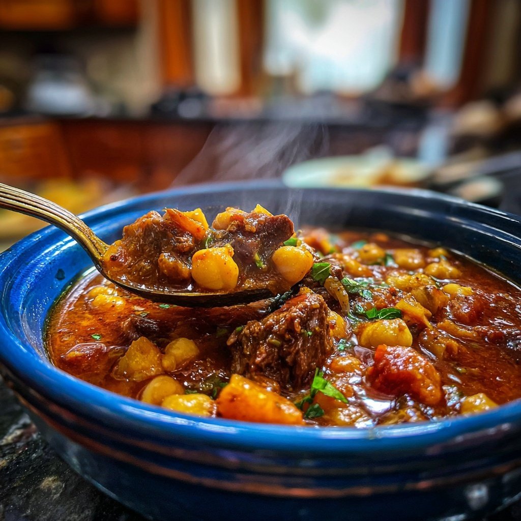 Ground Beef And Chickpea Curry