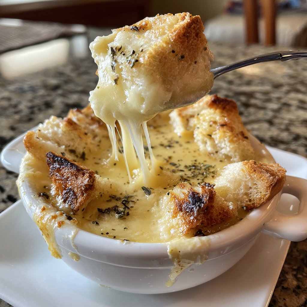 Fondue with Garlic and Thyme