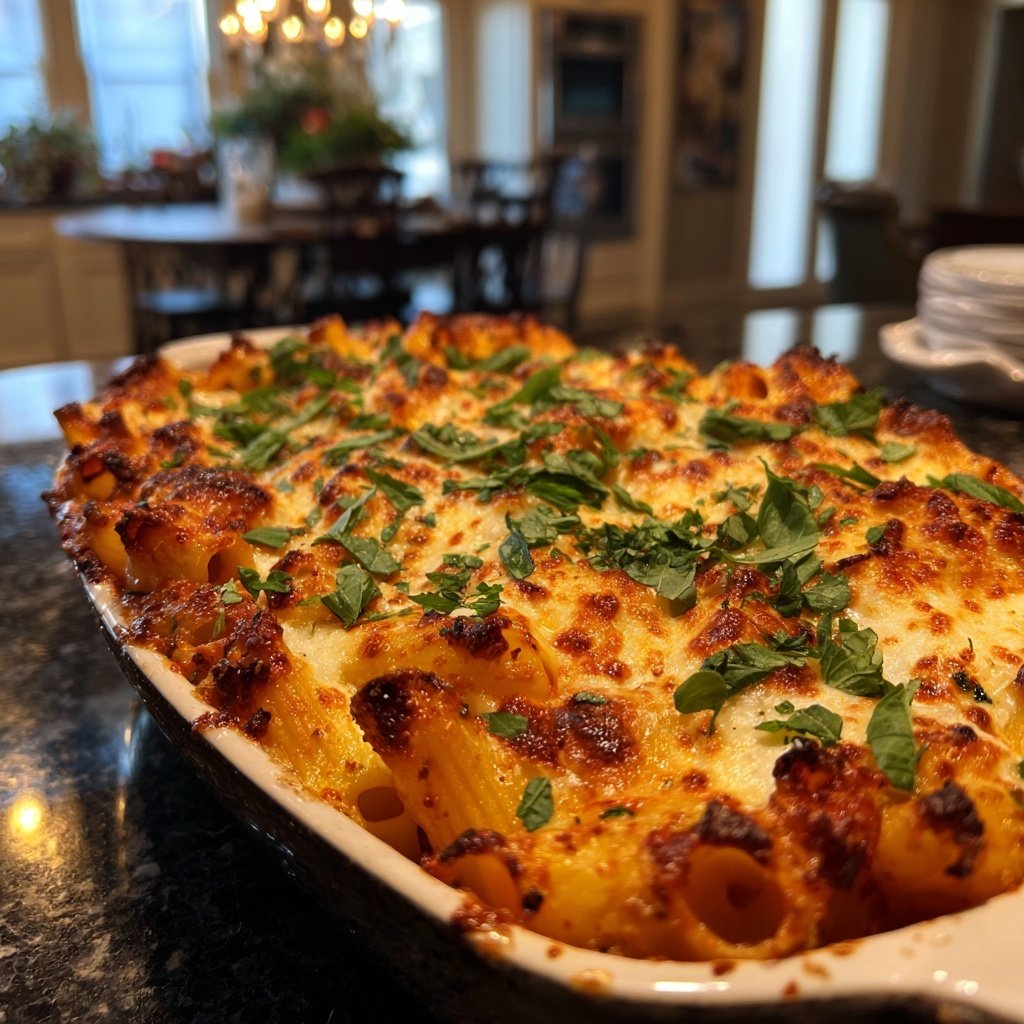 Quick Comfort Food Baked Ziti